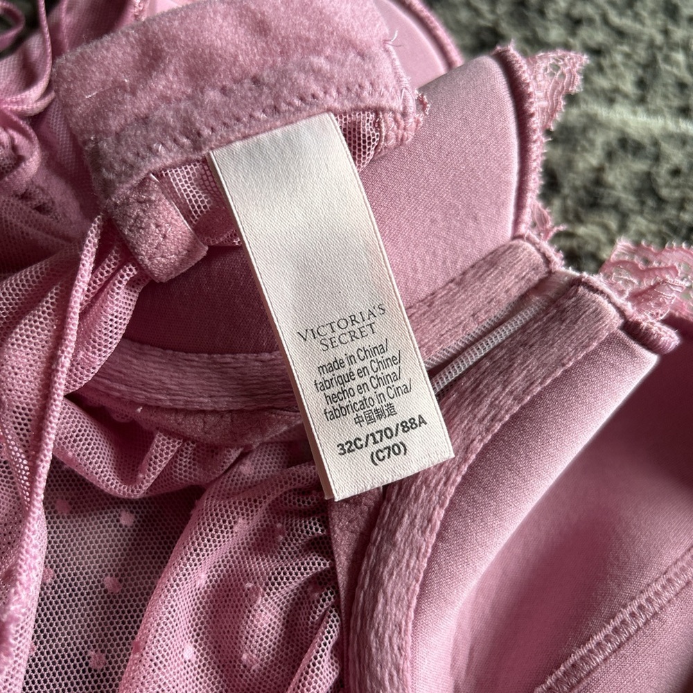 Victoria's Secret Pink Lace Babydoll Top
